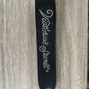 Victoria's Secret Black and Silver Keychain